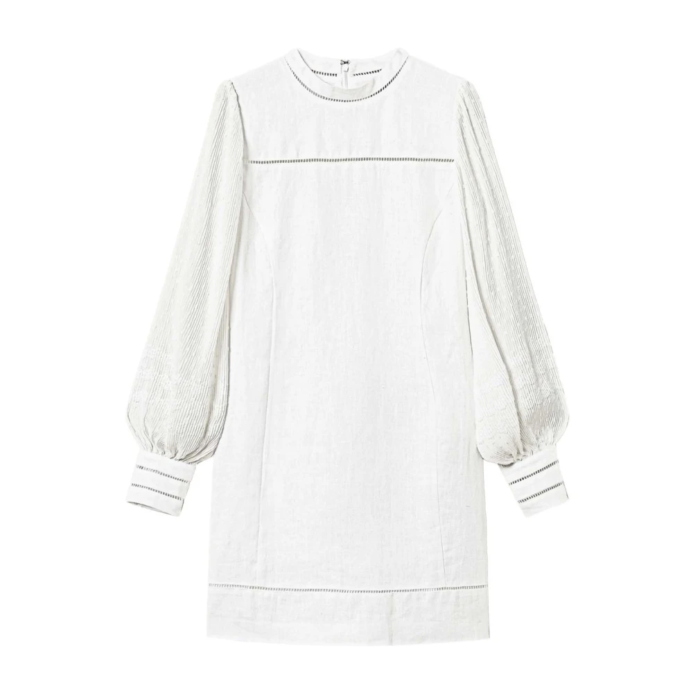 Twinset White Short Dresses, Female, M, Chic Dresses Set