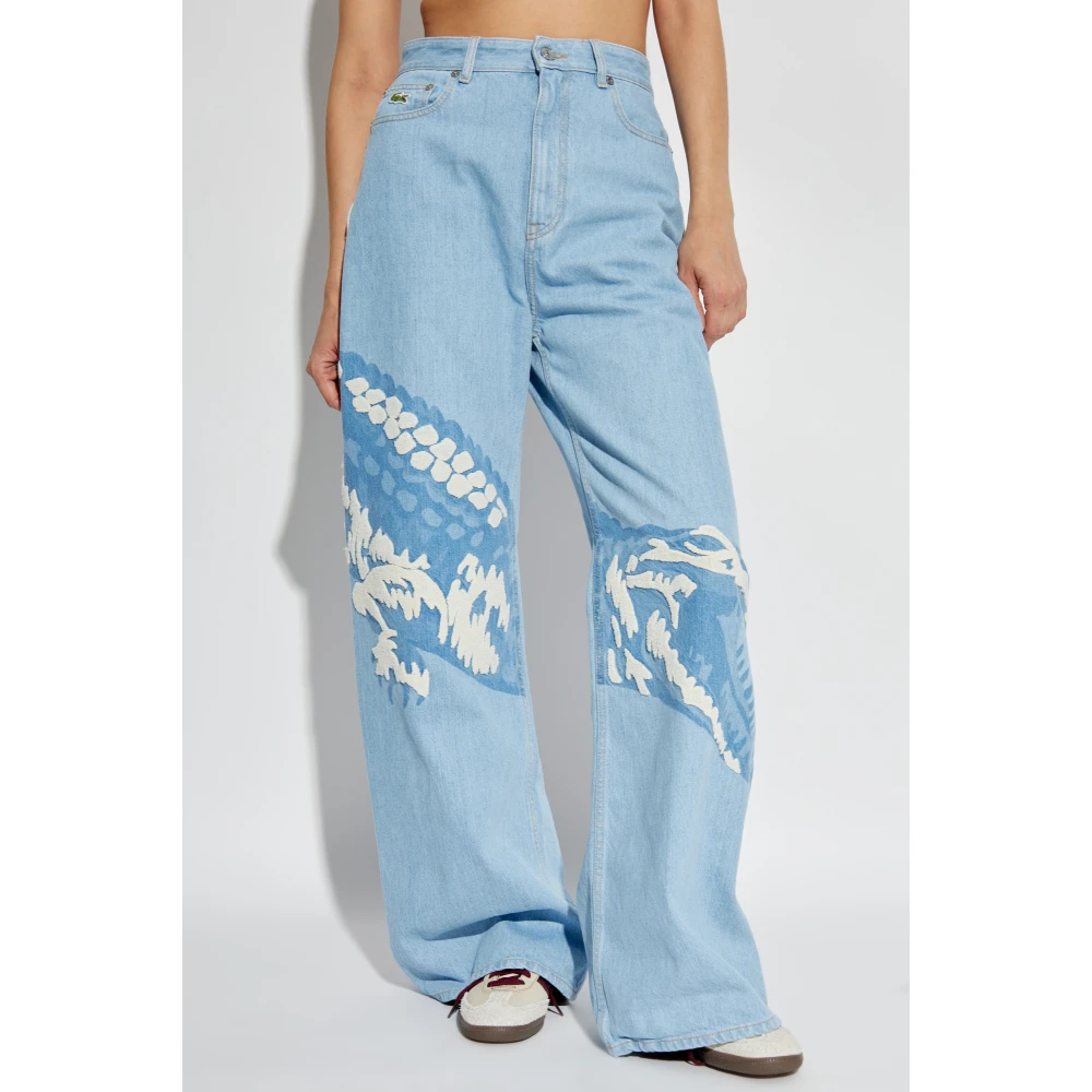 Lacoste Jeans met logo Blue Dames