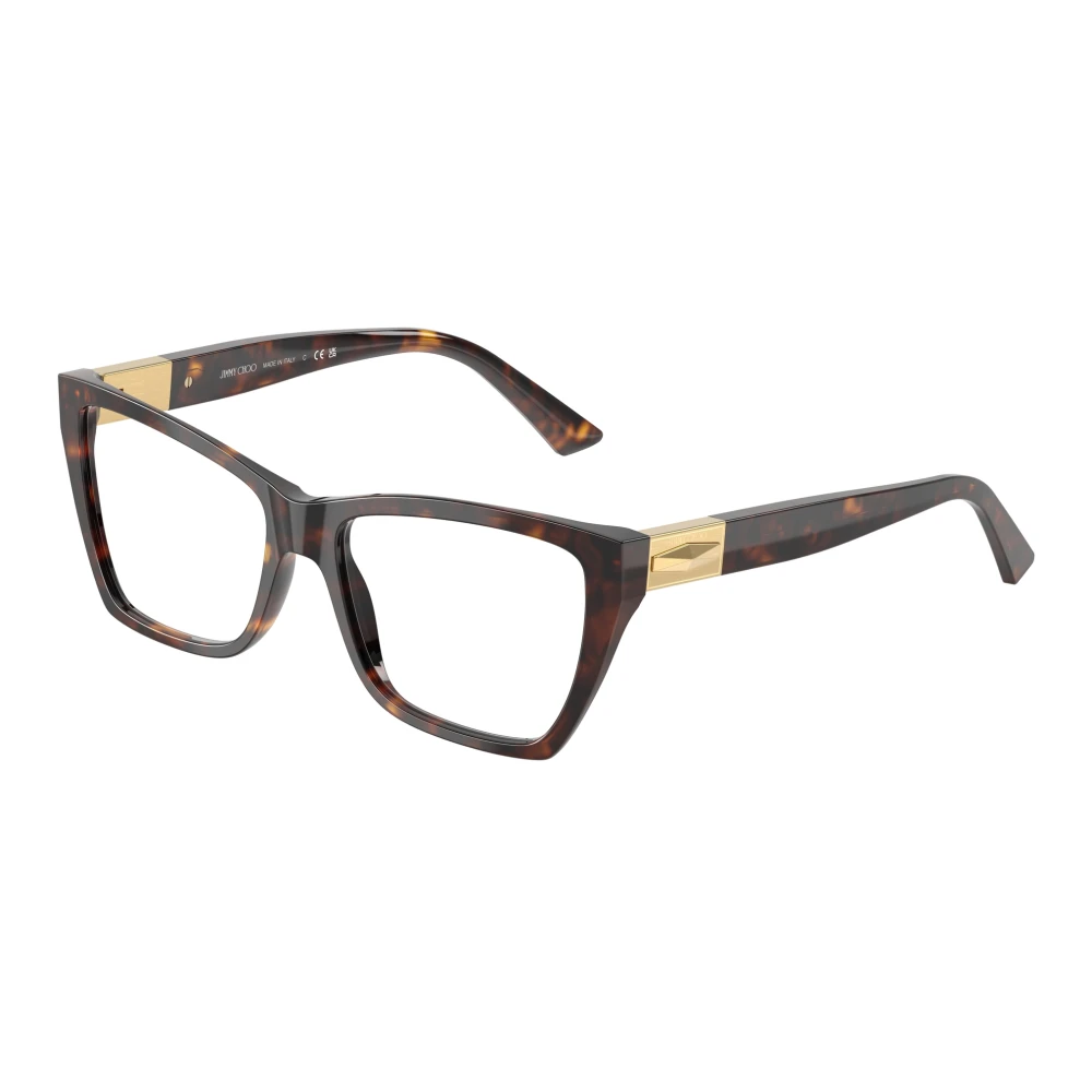Jimmy Choo Fashion Eyeglasses In Black - Female - Glasses - Brown - 54 Mm - Accessories