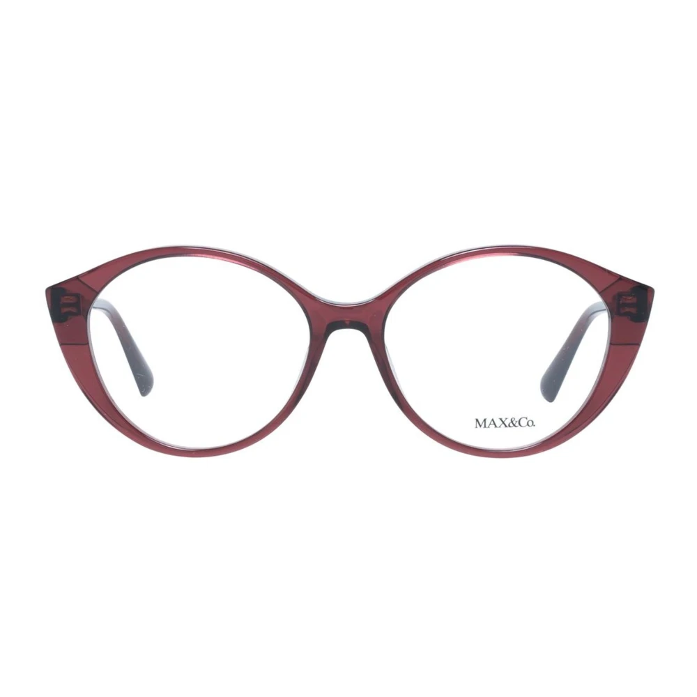 Max & Co Burgundy Cat Eye Optical Frames Brown Dames