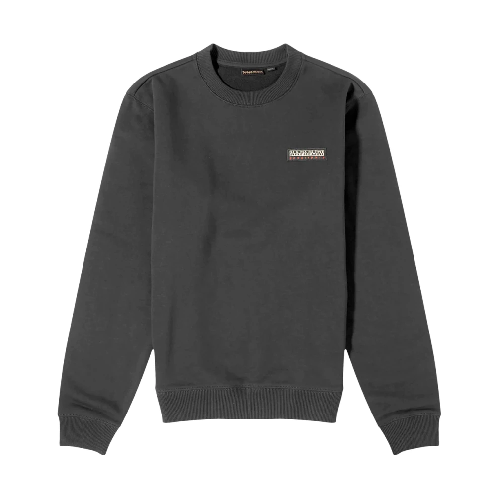 Napapijri Comfortabele en stijlvolle sweatshirts Black Heren