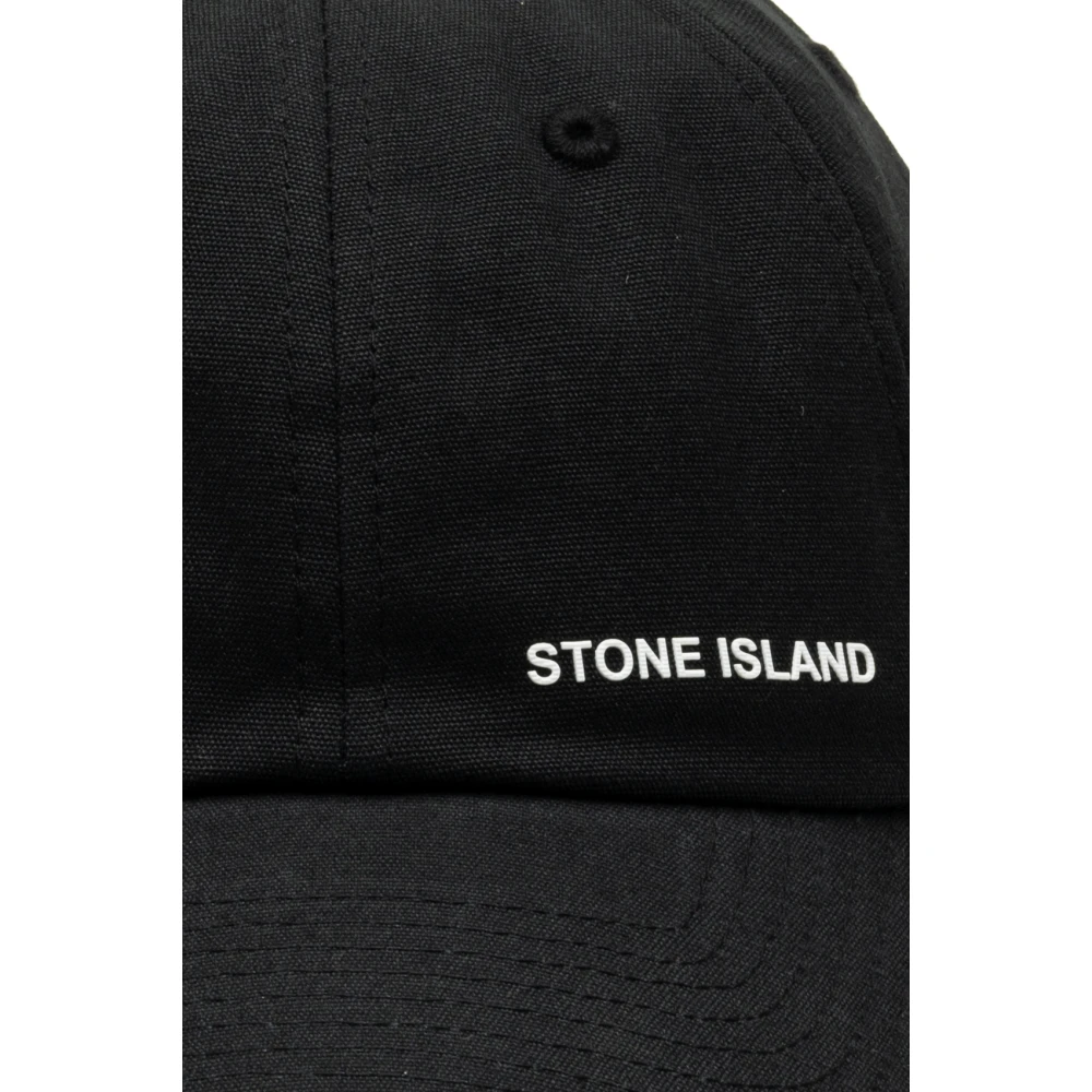 Stone Island Zwarte Hoeden Cappello Stijl Black Heren