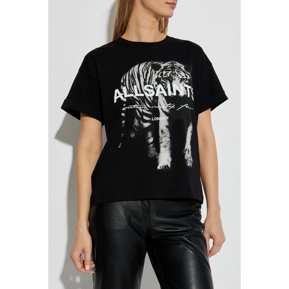 AllSaints T-shirt Kit Black Dames