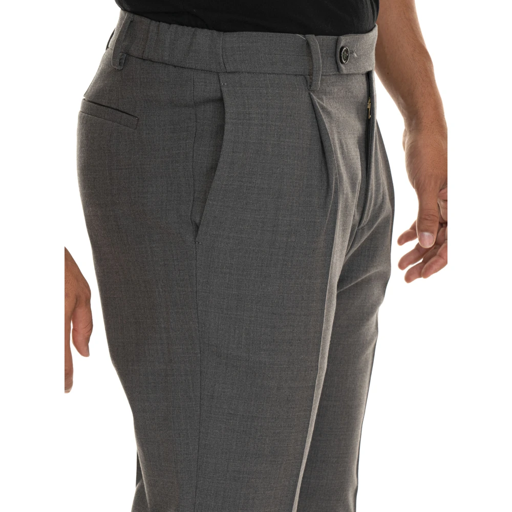 Berwich Retro Chino Broek Gray Heren