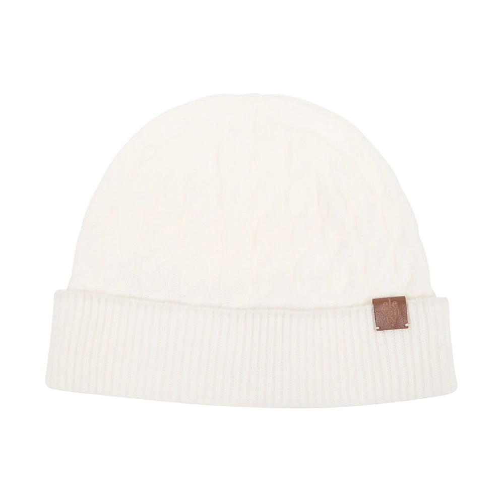 Eleventy Men's Beige Braided Cashmere Knit Hat - Accessories - One Size - Accessories