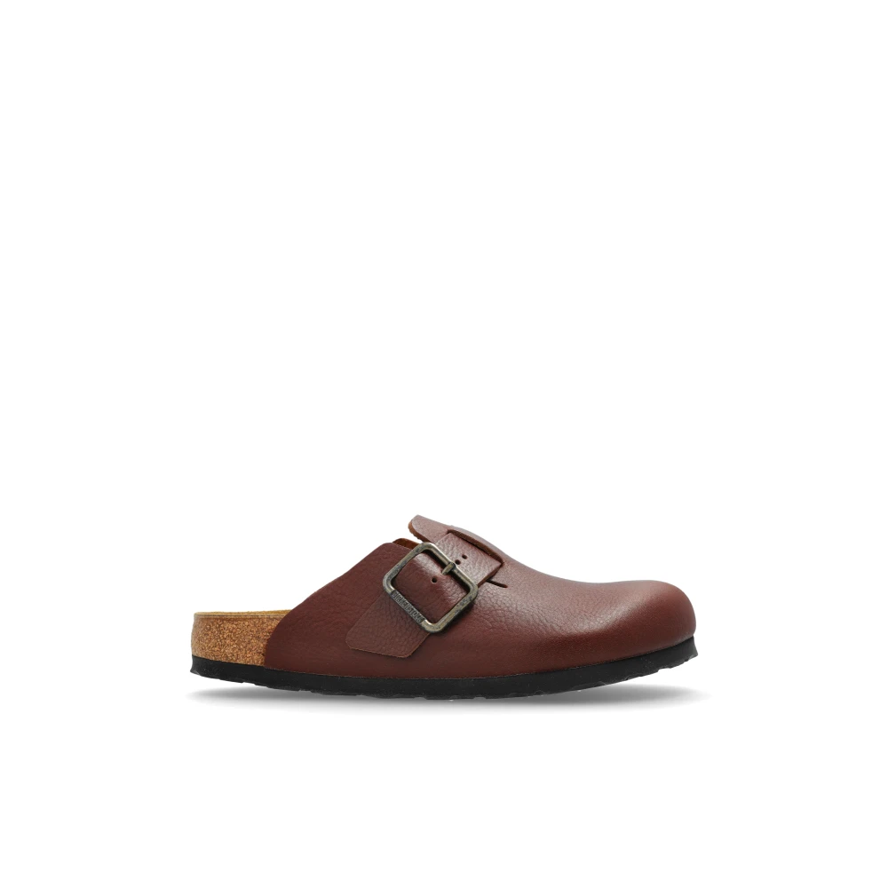 Birkenstock Men's Brown Mules, 7 Uk, Boston Wire Buckle
