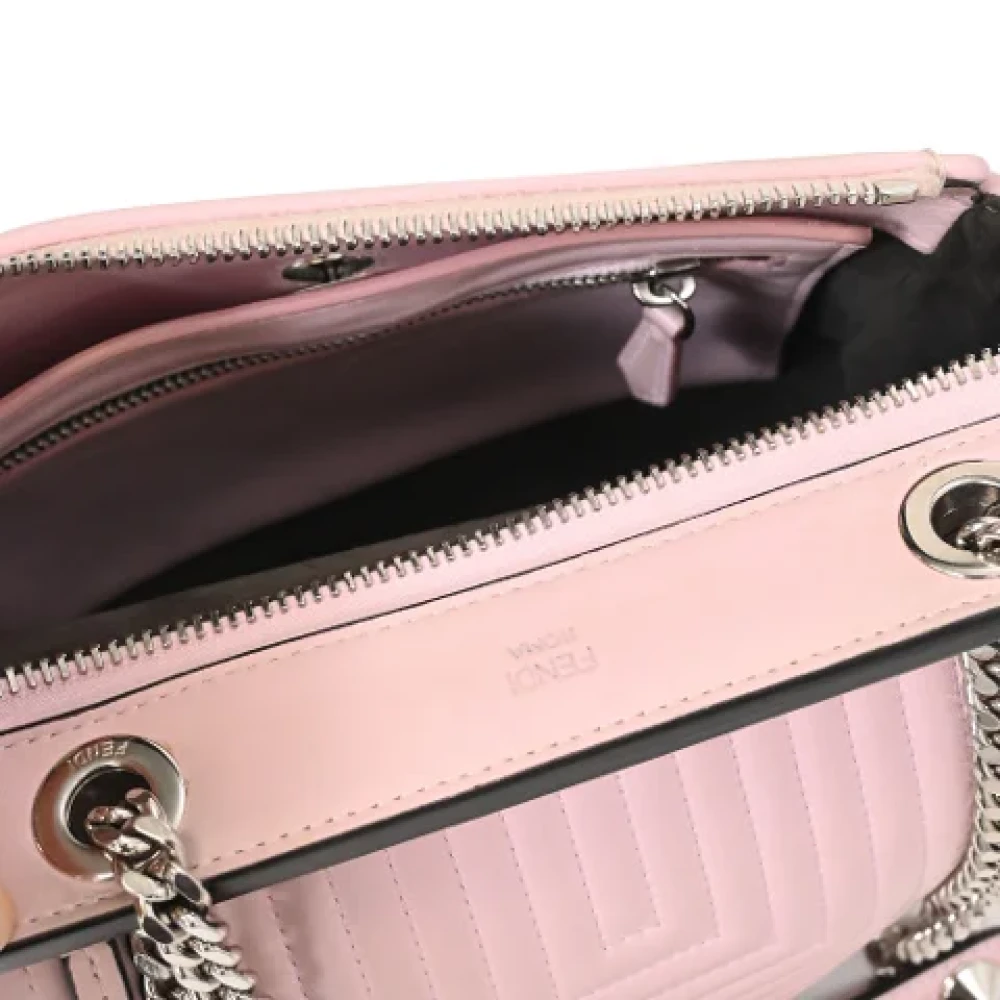 Fendi Vintage Pre-owned Leather fendi-bags Pink Dames