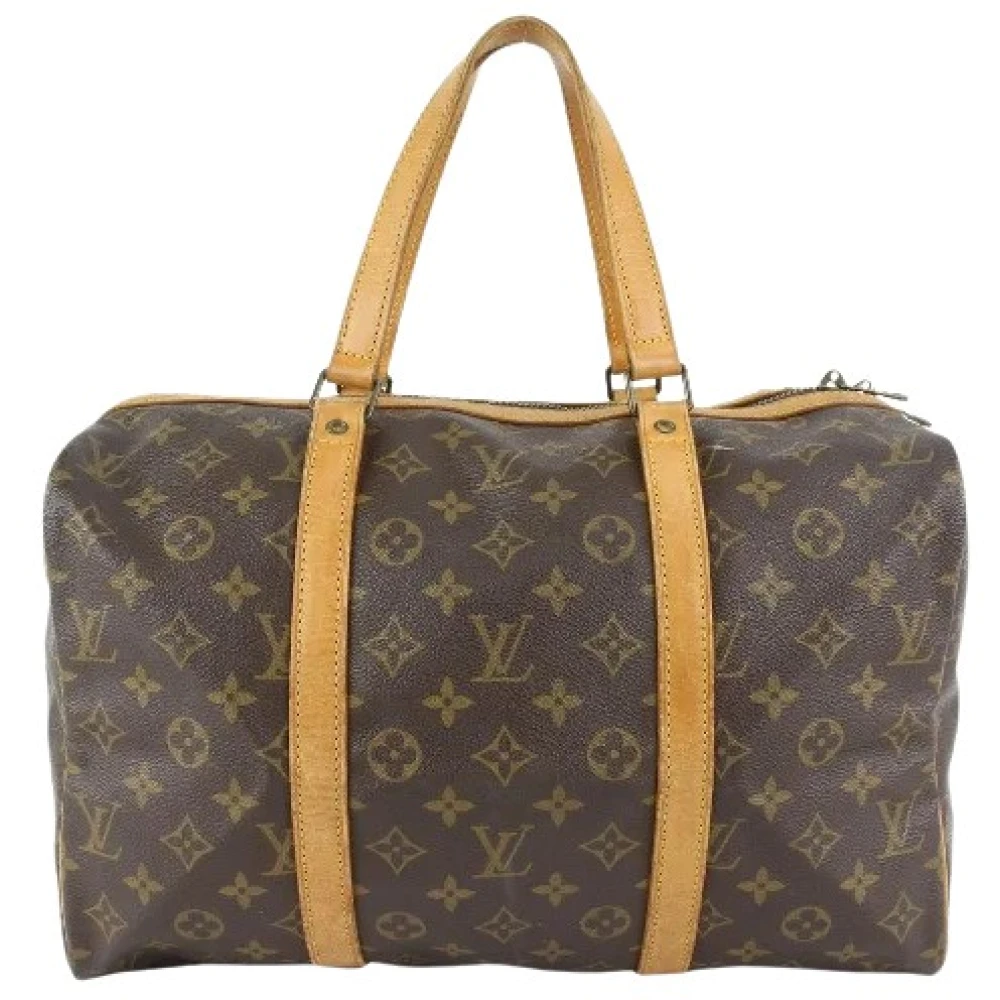 Louis Vuitton Vintage Förhandsägda Canvas LV Väskor, Tillverkade i Frankrike Brown, Dam