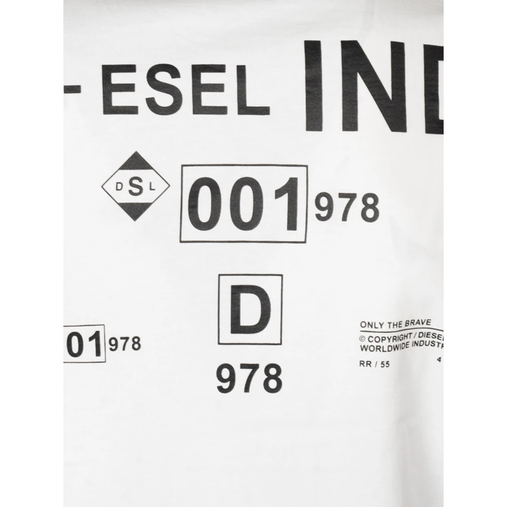 Diesel T-Shirts White Heren