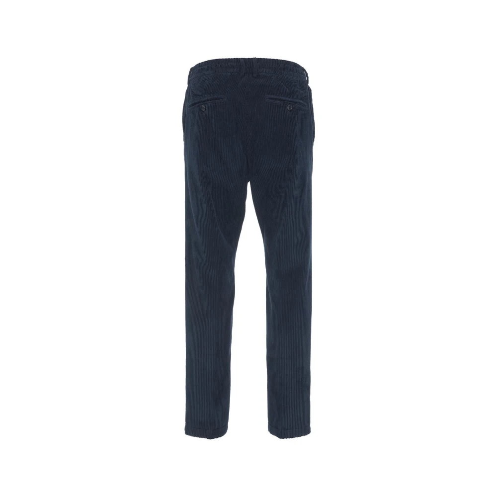 Cruna Blauwe Slim-Fit Katoenen Broek Aw24 Blue Heren