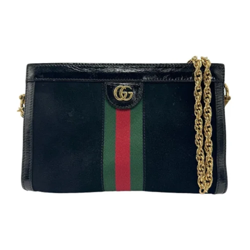 Gucci Vintage Pre-owned Suede gucci-bags Black Dames