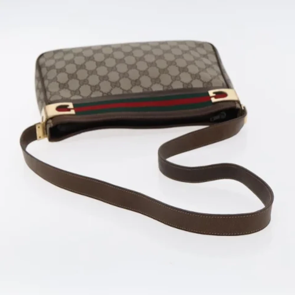 Gucci Vintage Pre-owned Leather gucci-bags Beige Dames