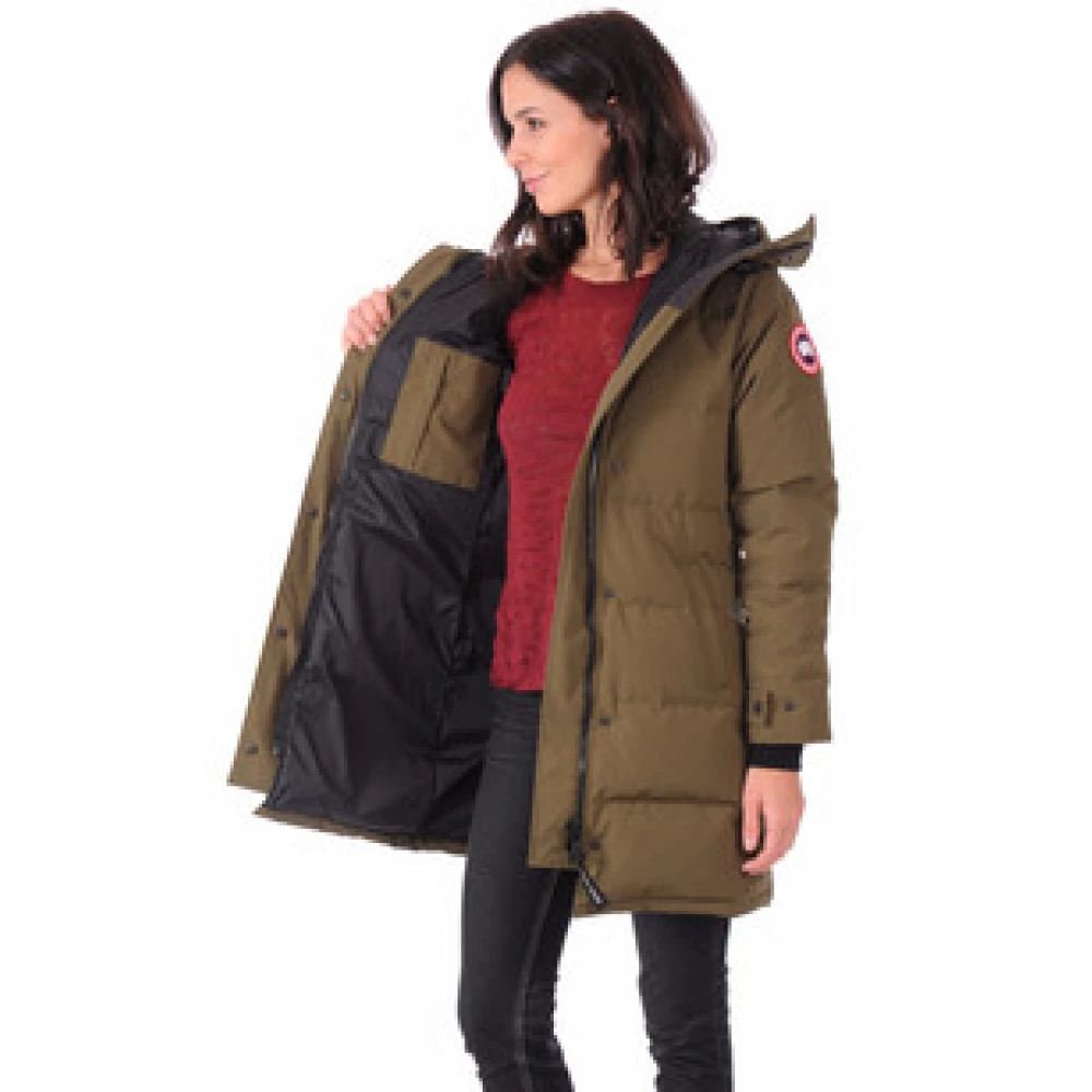 Canada Goose Shelburne Down Jacket Green Dames