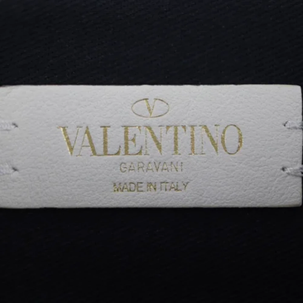 Valentino Vintage Pre-owned Canvas clutches Blue Dames