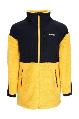 Shearling Sherpa Jacka Dragkedja Fickor