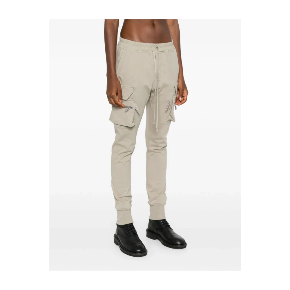 Rick Owens Elastische Broeken met Zakken Gray Dames