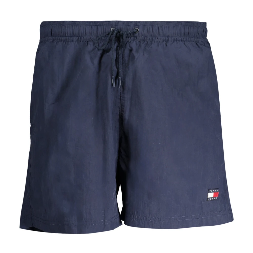 Tommy Jeans Geborduurde Logo Zwemshorts Blauw Blue Heren