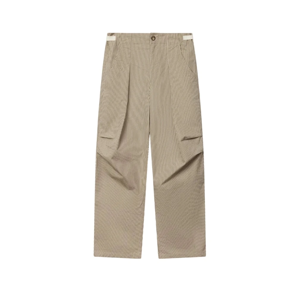 Marant Étoile Women's Beige Ceryne Straight Trousers