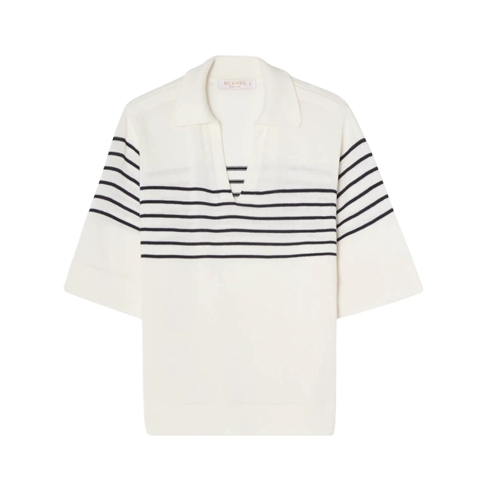Busnel Gestreepte Top Beige Dames
