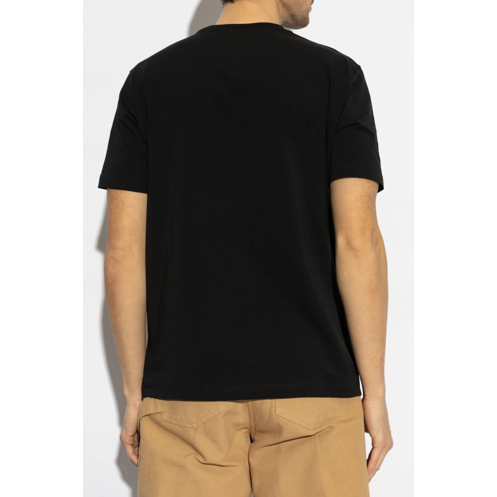Iceberg T-shirt met print Black Heren