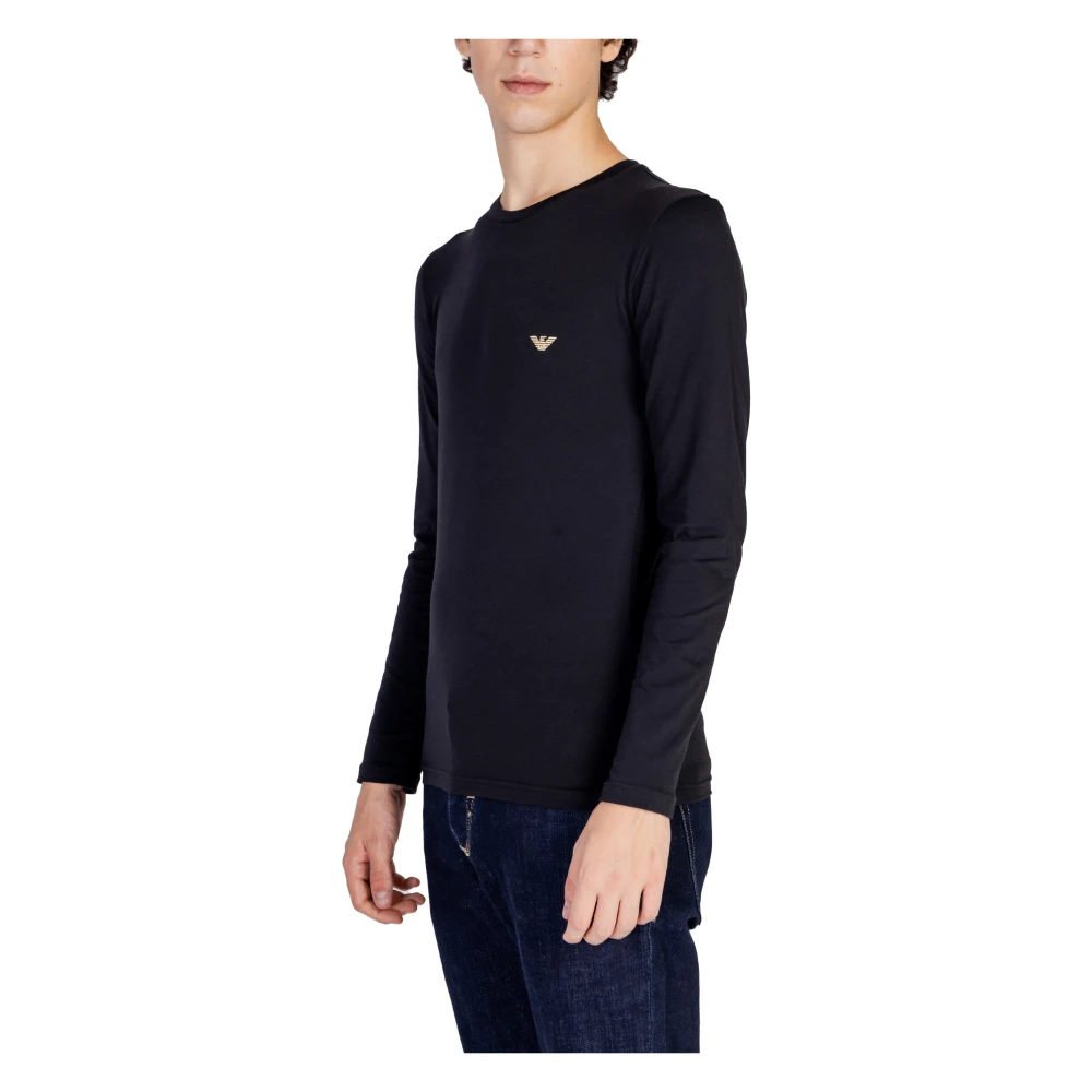 Emporio Armani Mannen Herfst Winter T-shirt en Polo Black Heren
