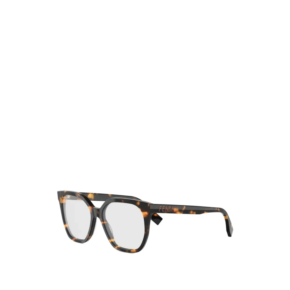 Fendi Women's Brown Glasses, 54 Mm, Lettering Eyeglasses