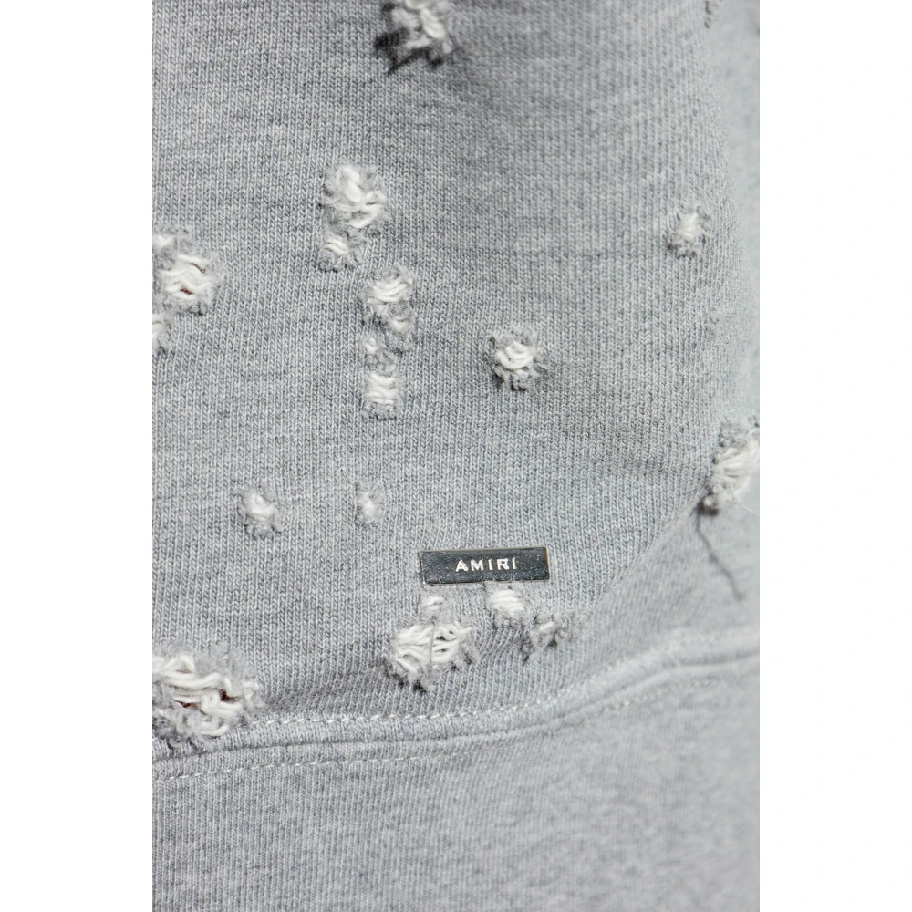 Amiri Sweatshirt met logo Gray Heren