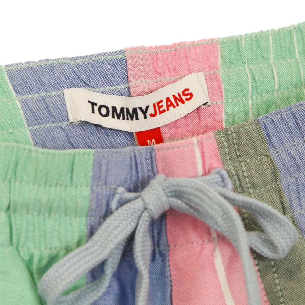 Tommy Hilfiger Gestreepte romantische roze herenshorts Multicolor Heren