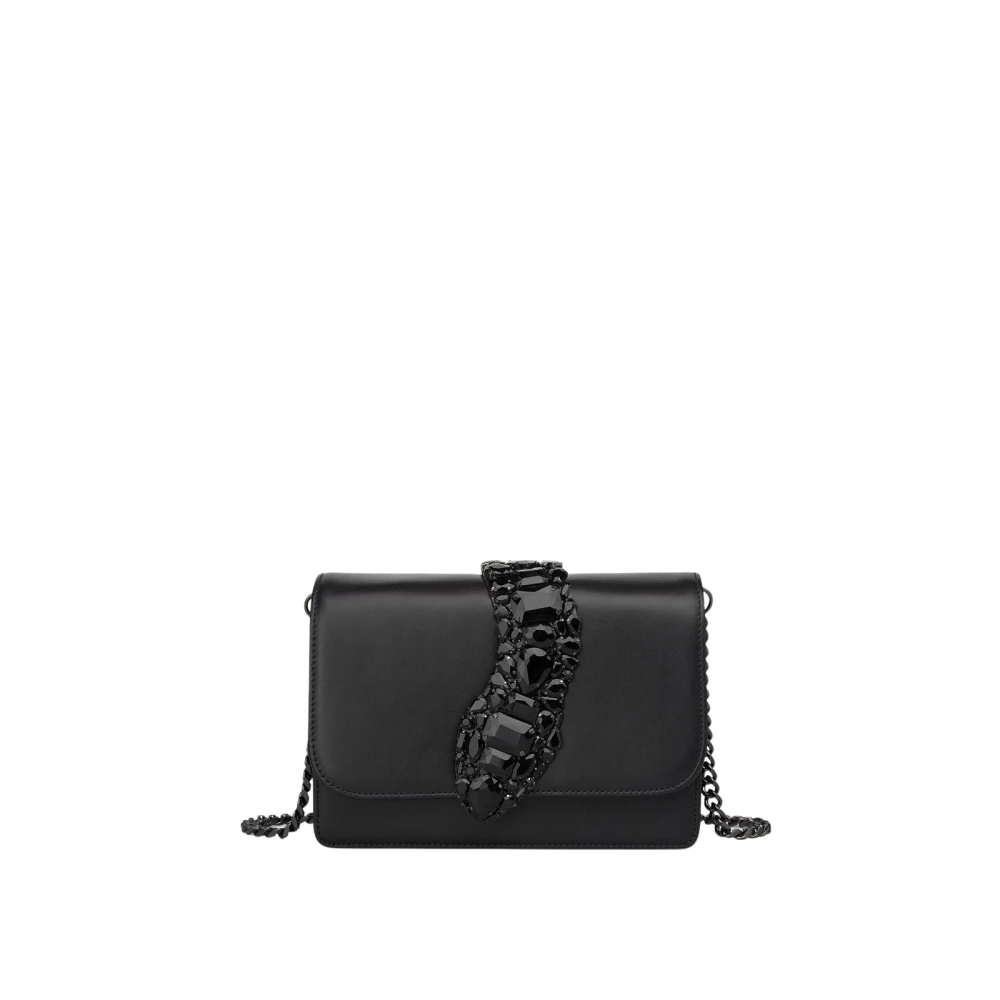 Alma en Pena Snake Schoudertas Black Dames