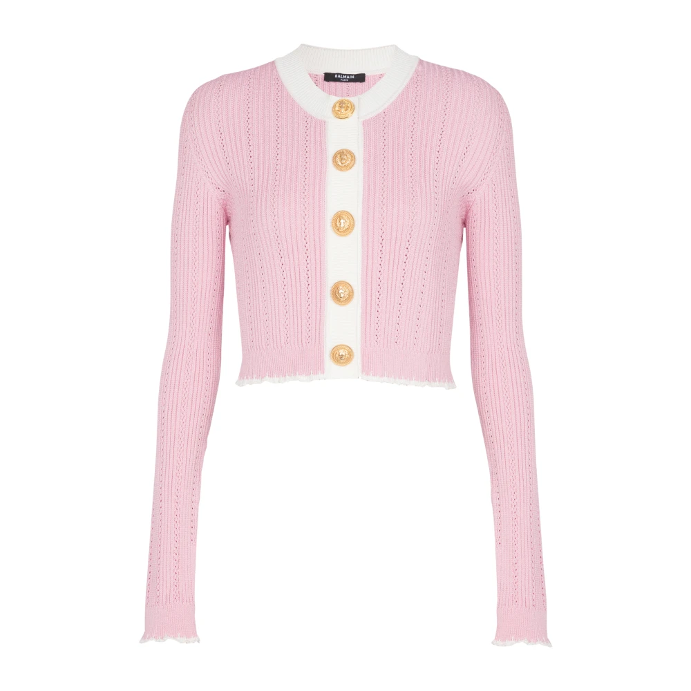 Knitwear > Cardigans - - Balmain - Modalova
