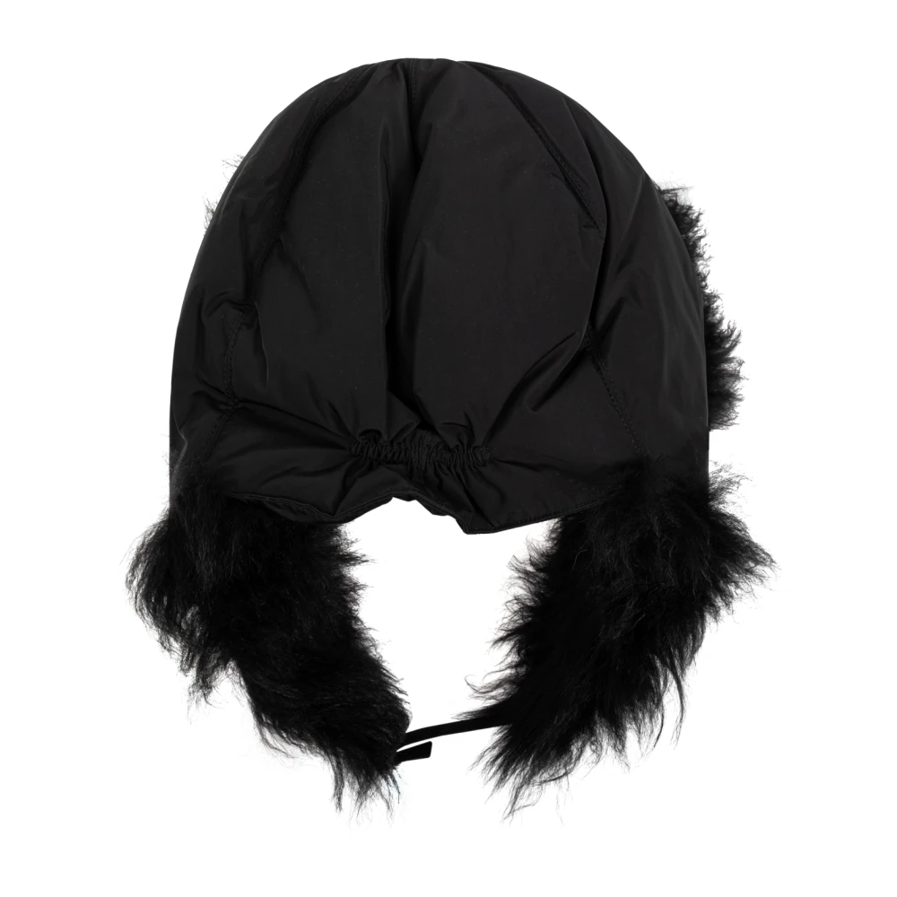 Yves Salomon Hoed met bontafwerking Black Dames