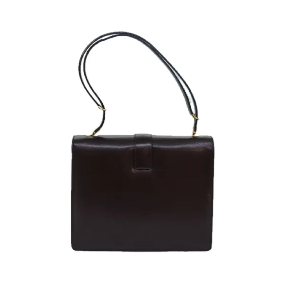 Burberry Vintage Pre-owned Leather handbags Brown Dames