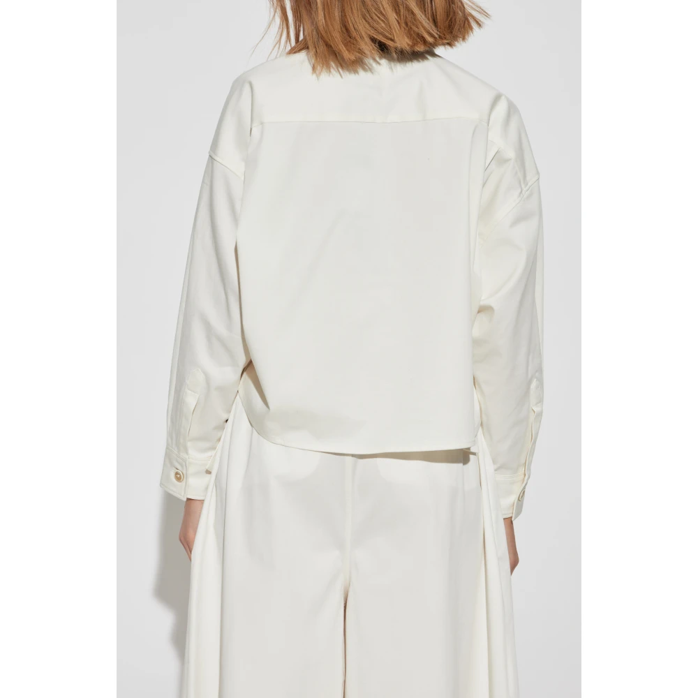 Fabiana Filippi Katoenen overhemd Beige Dames