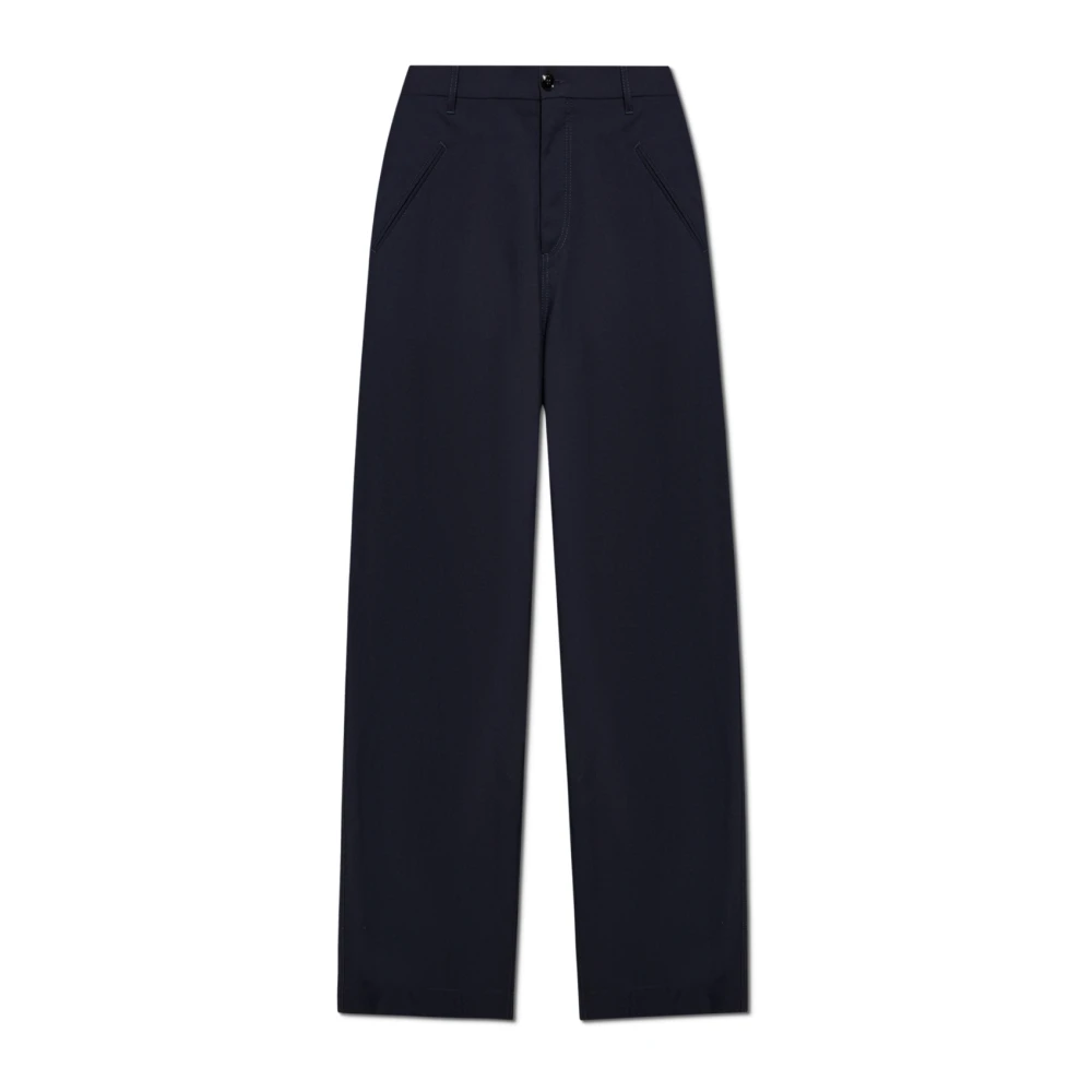 Marni Wollen broek Blue Heren