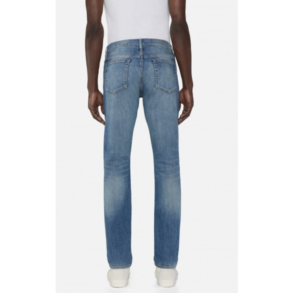 Frame Slim Straight Leg Jeans Blue Heren