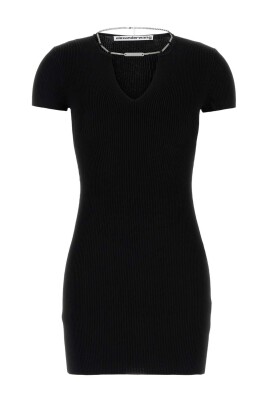 black-viscose-blend-mini-dress