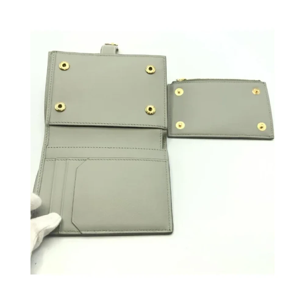 Bally Pre-owned Leather wallets Green Dames