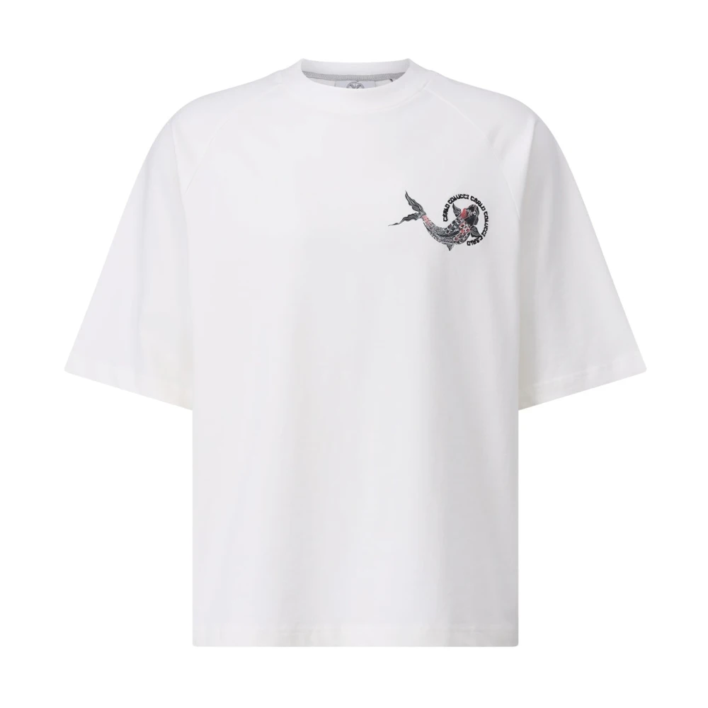 Carlo colucci Milano naar Tokyo Dorigoni T-shirt White Heren