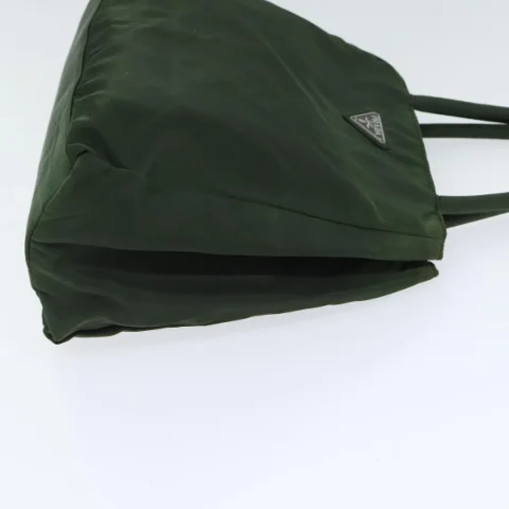 Prada Vintage Pre-owned Fabric prada-bags Green Dames