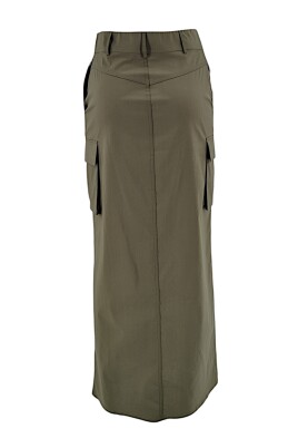 cargo-skirt-with-front-slit