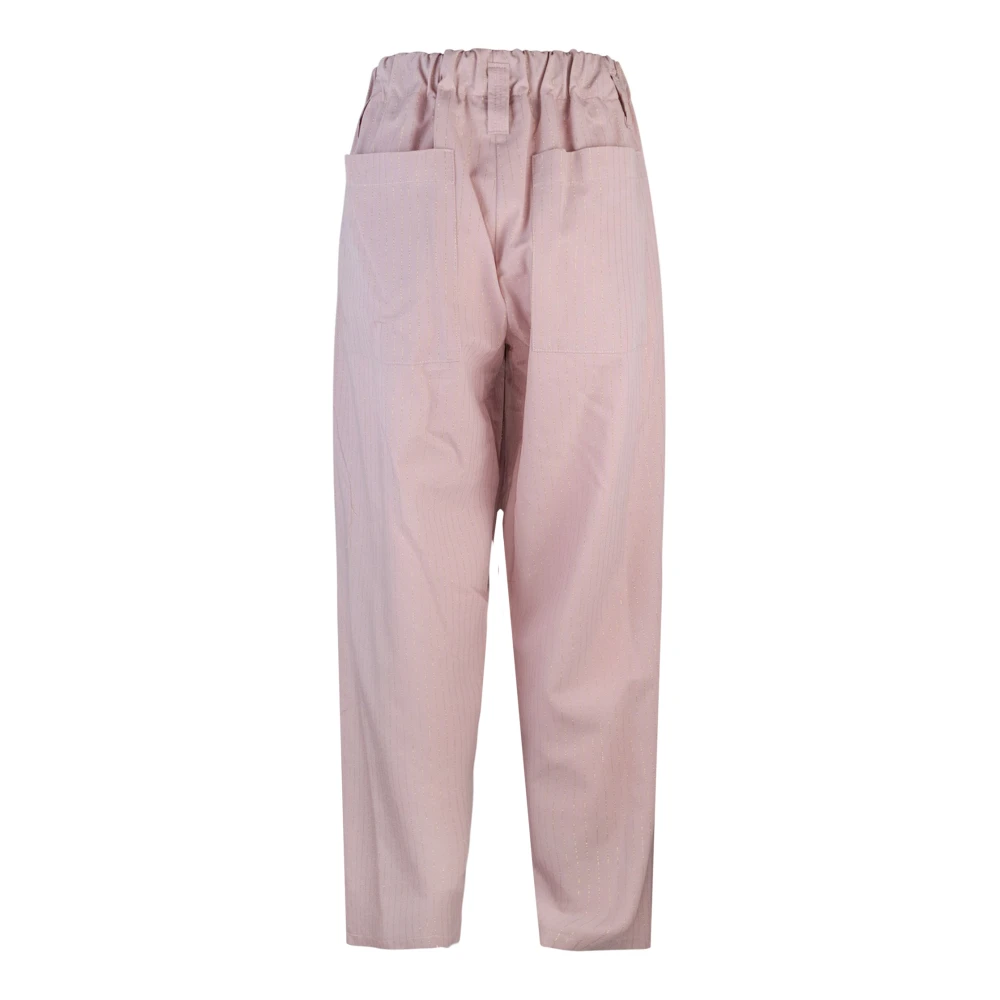 A Paper Kid Roze broek voor kinderen Pink Dames