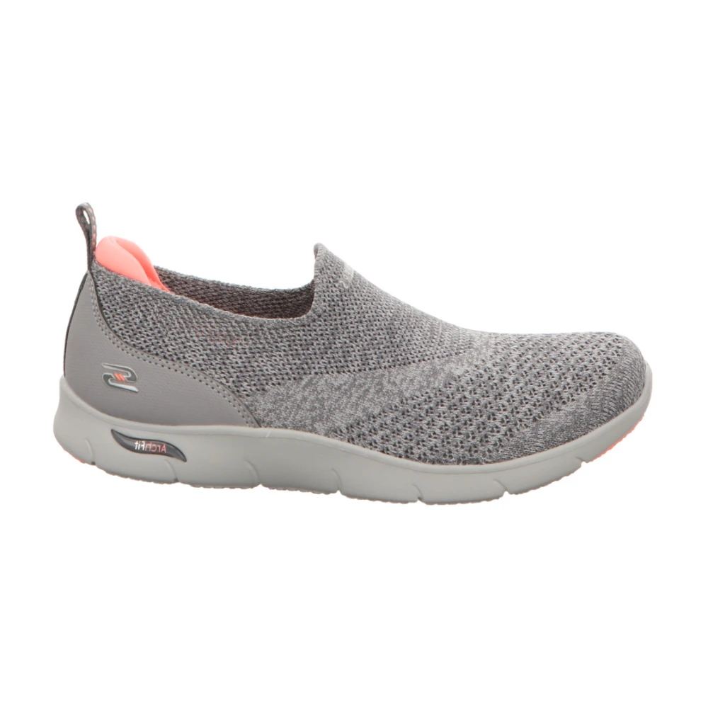 Skechers Casual Veterschoenen in Dames Schoenen Grijs