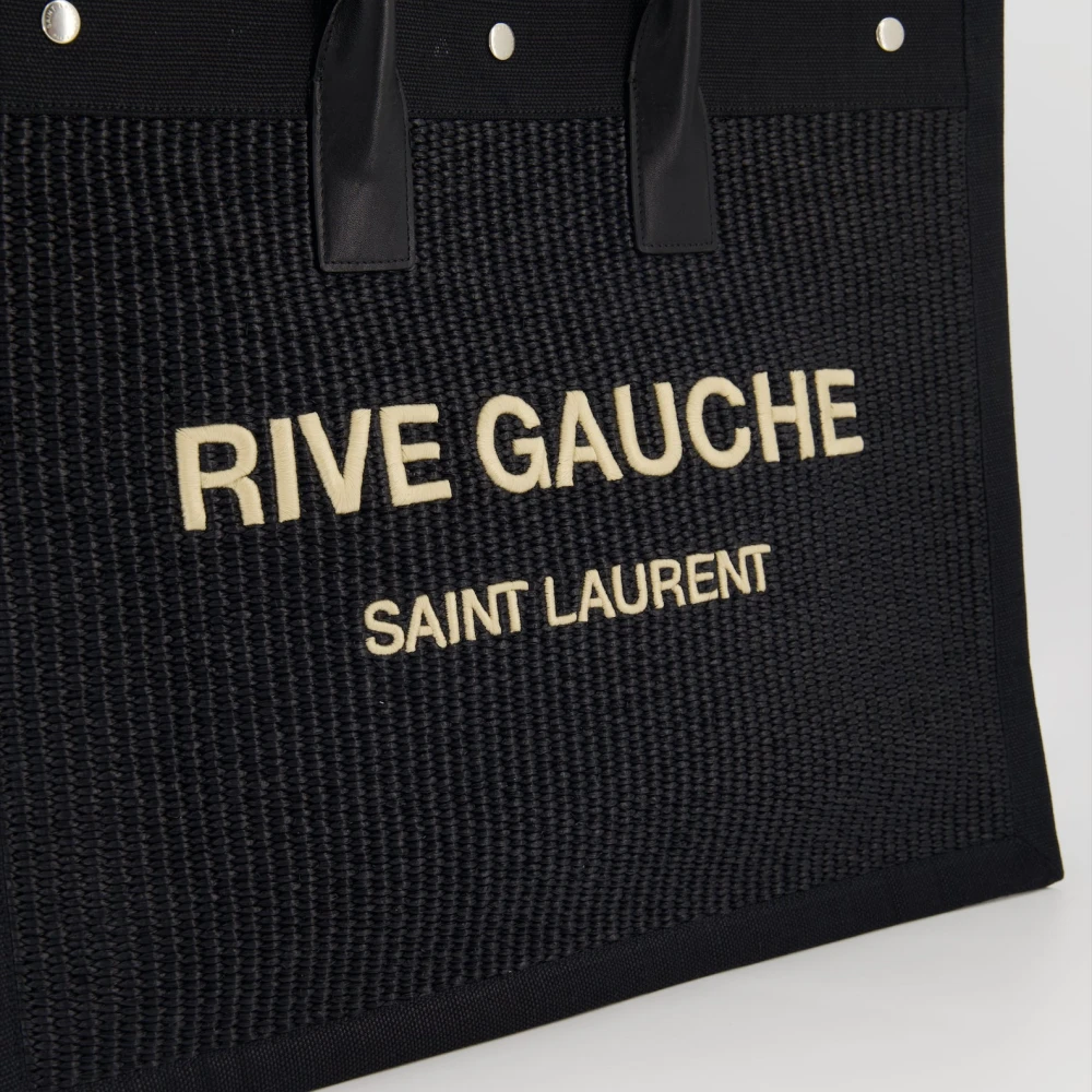 Saint Laurent Rive Gauche Tote Bag Black Heren