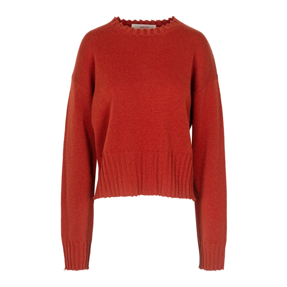 Jucca Vintage Wollen Trui Brown Dames