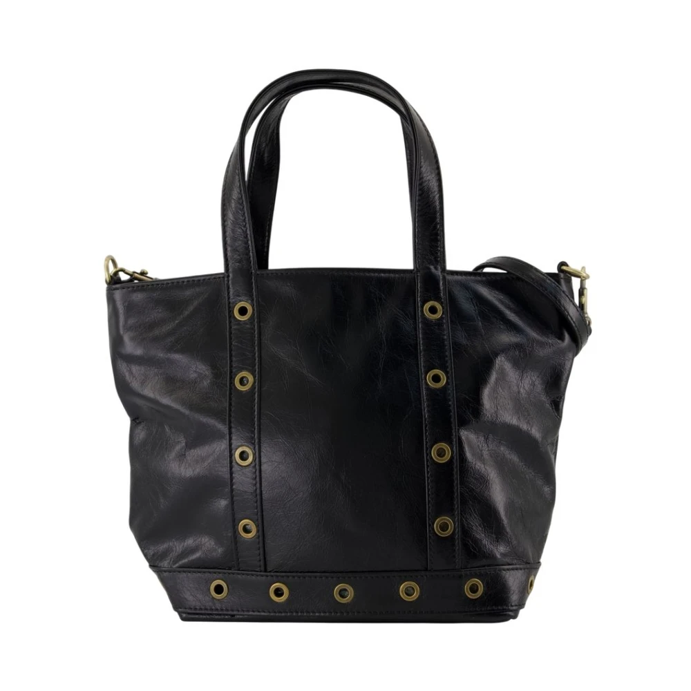 Vanessa Bruno Women's Black Shopping Bags, One Size, Leather Shopper Bag