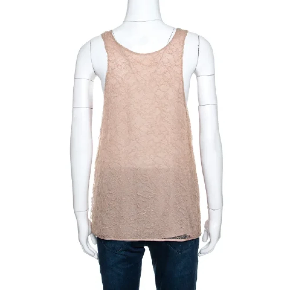 Chloé Pre-owned Lace tops Beige Dames