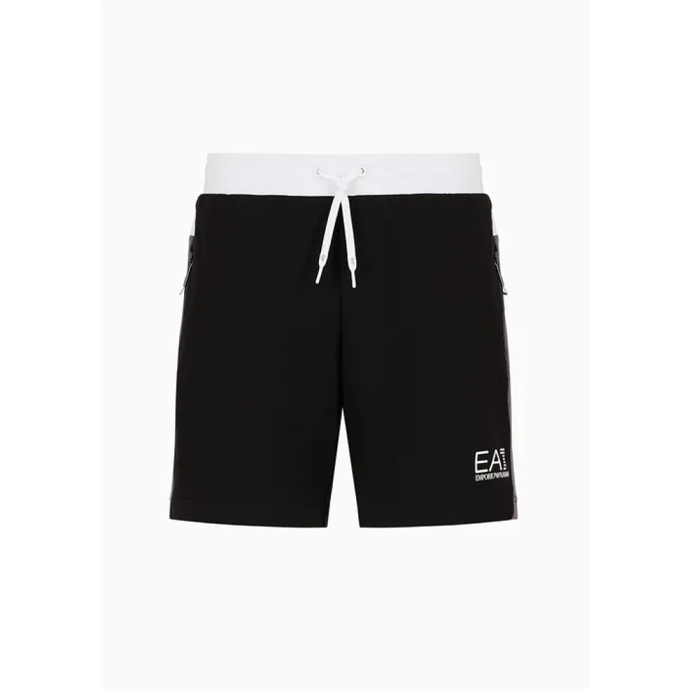 Emporio Armani EA7 Summer Block Shorts Heren Zwart Black Heren
