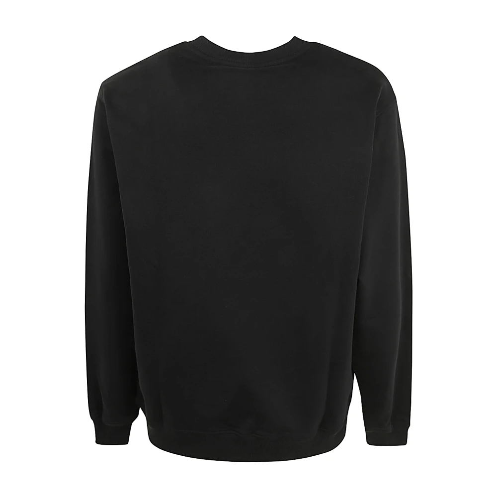 Drole de Monsieur Klassieke Slogan Sweatshirt Zwart Black Heren