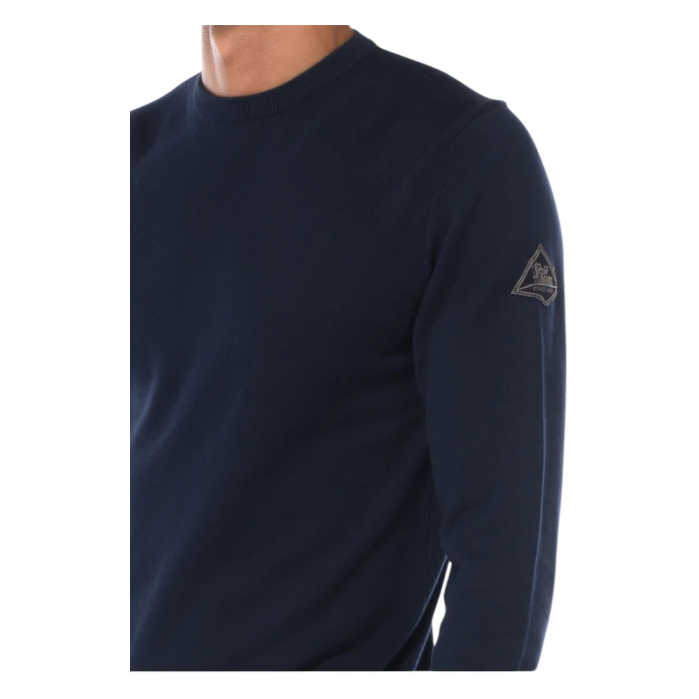 Roy Roger's Trui met ronde hals Blue Heren