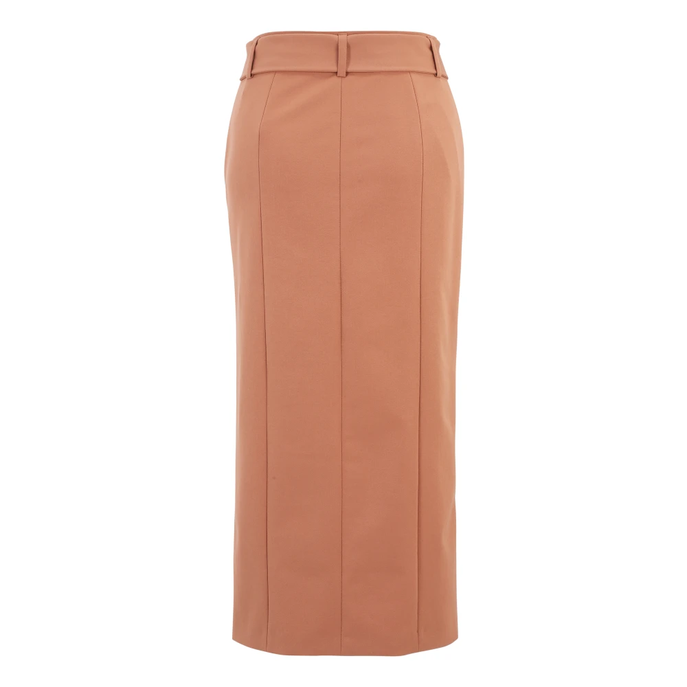 Betty Barclay Casual Midi Rok met Riem Brown Dames